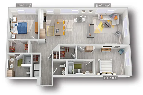 Floor plan B8