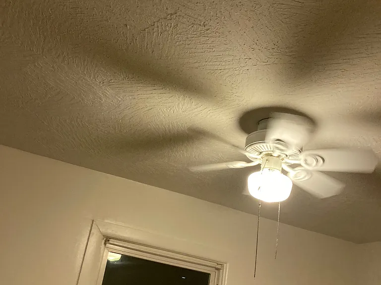 Ceiling fan in bedroom #2
