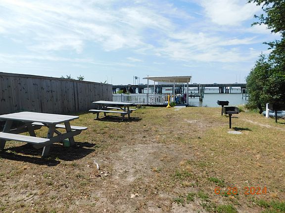 property sits on the water