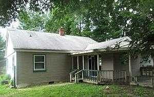 Back view of deck and home