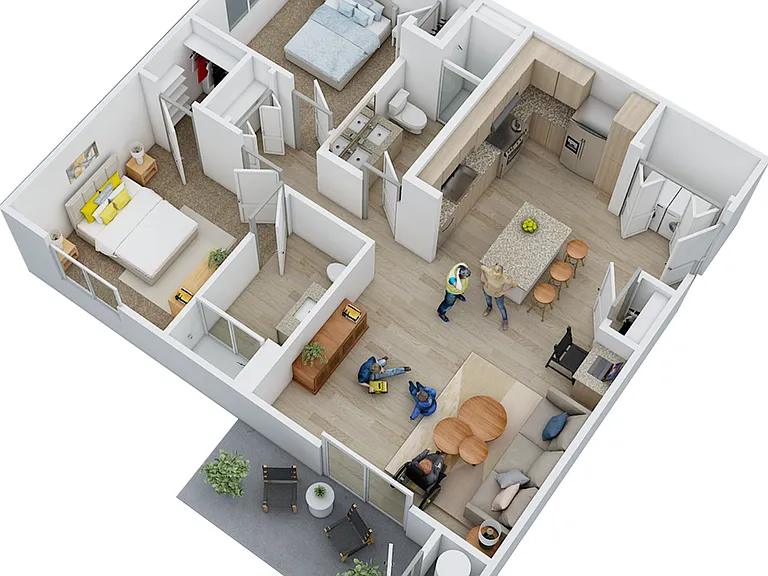 B1 Barrier Free Floor Plan B1 Barrier Free Floor Plan