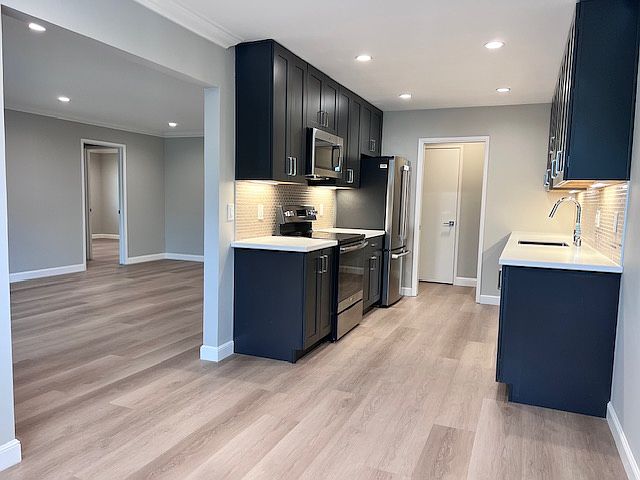 From dining area looking back into kitchen and living area