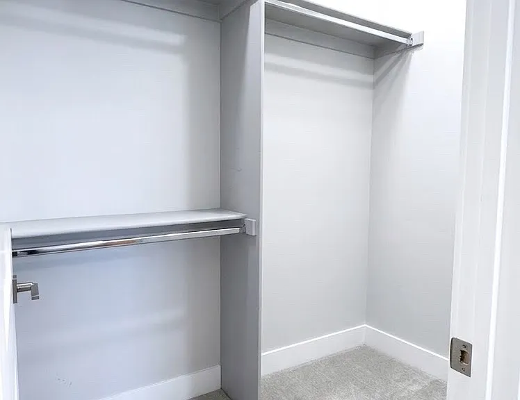 Basement Bedroom Walk-in Closet