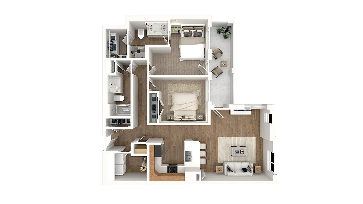 Floor plan Candlewick Penthouse