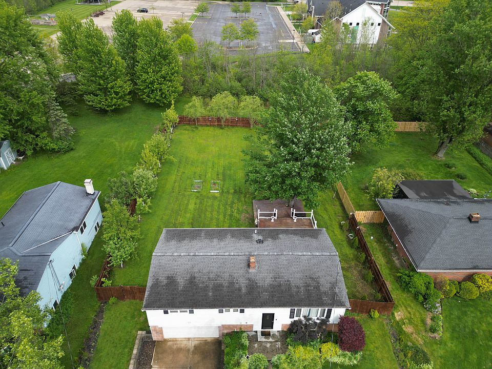AERIAL VIEW OF BACKYARD