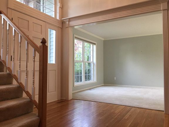 foyer and living room