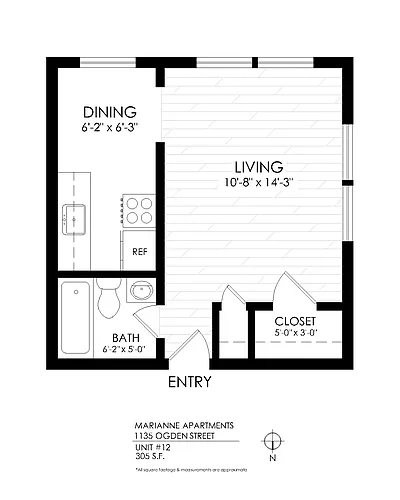 Floor plan Studio