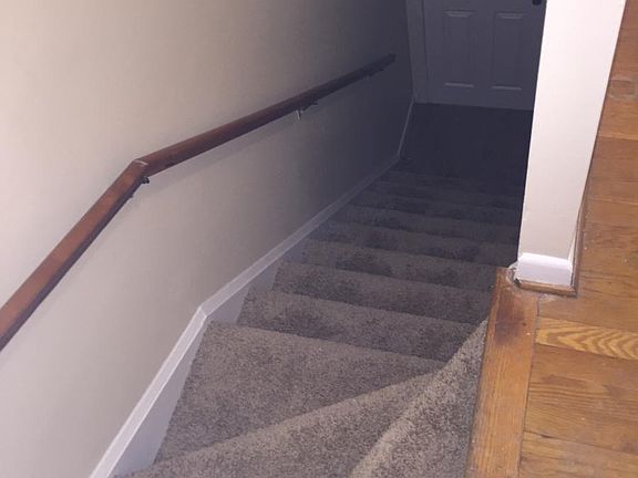 Brand new carpet on stairs to 2nd Fl