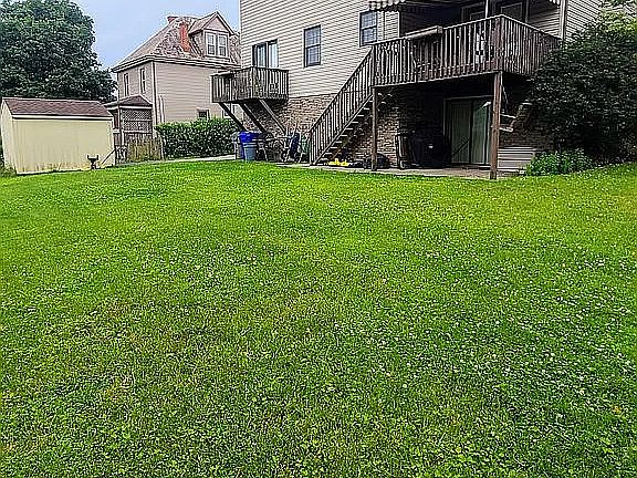 Back Yard and view of decks