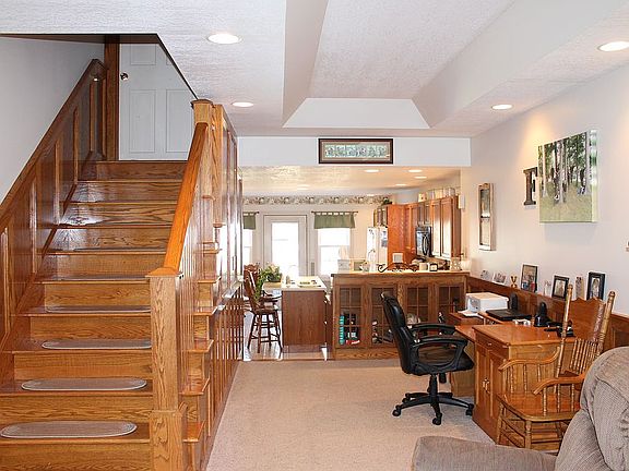 Office Area/Stairs to Loft