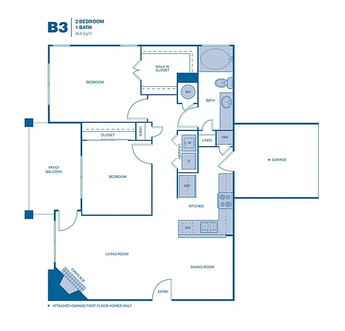 Floor plan B3