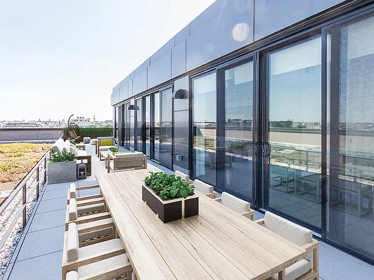 Penthouse balcony