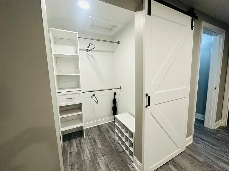 2nd floor master bedroom closet