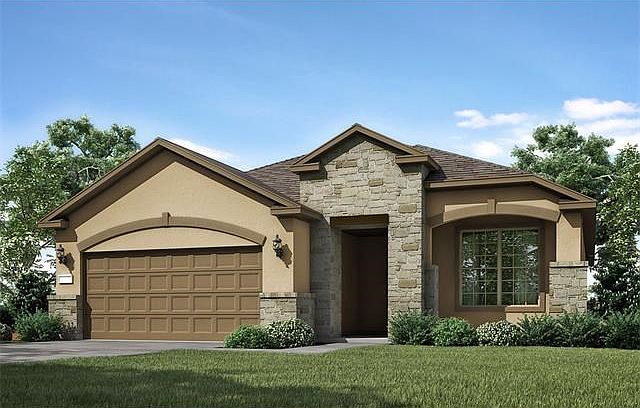 Sun City Texas, Martin Ray-F elevation, Rendering