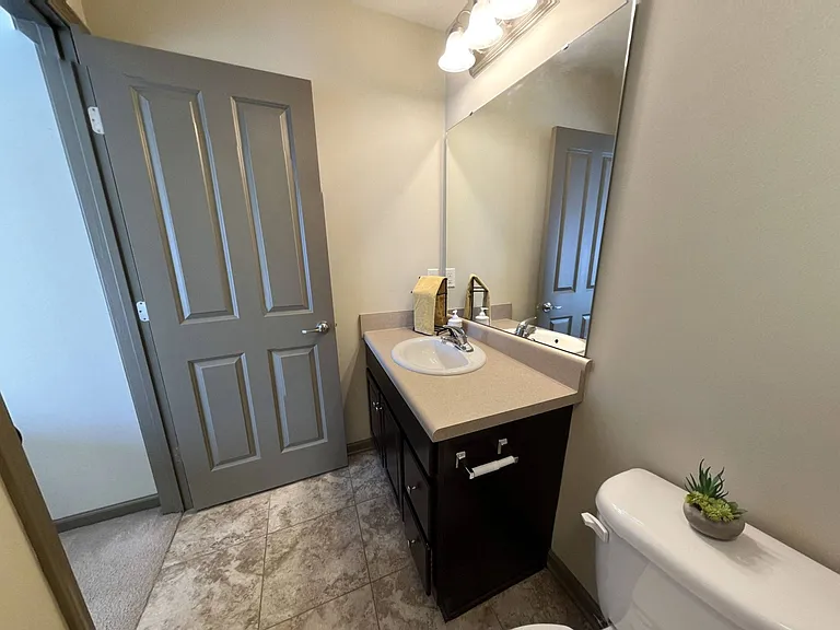 All bedrooms at Crawford Edge are paired with a full private bathroom. Extra long vanities provide ample countertop space as well as storage underneath in the double cabinet and drawers. All bedrooms at Crawford Edge are paired with a full private bathroo
