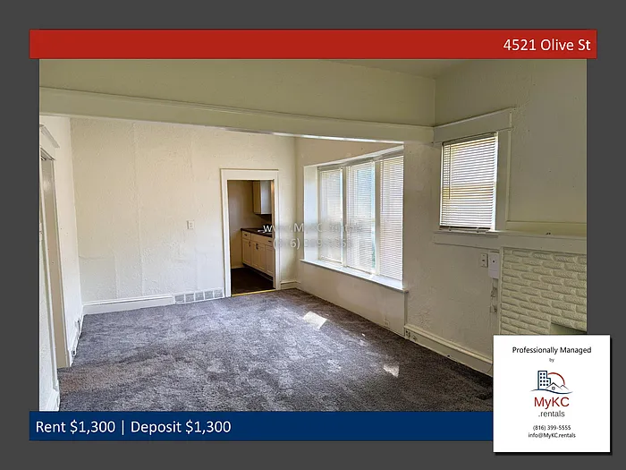 3 bed, 1.0 bath, 1072 sqft, $1,300 — Photo 4