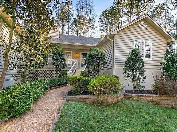 Adorable pathway to the charming front porch!