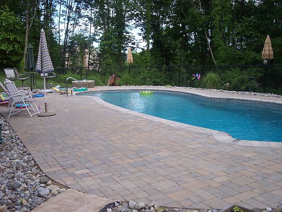 8 ft deep  40 ft long pool