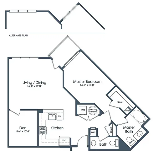 Floor plan A5 w/Den