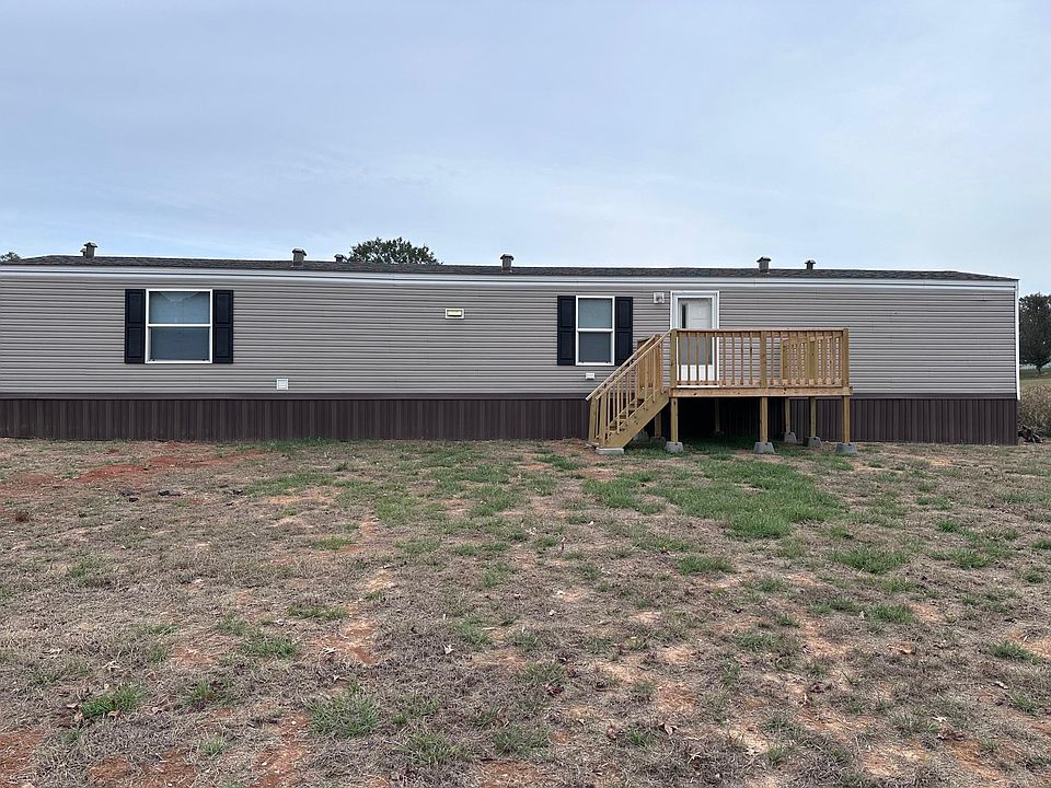 Front of mobile home