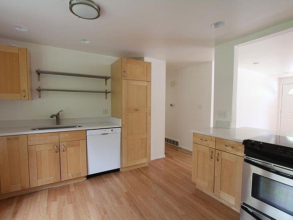Lots of storage in the remodeled kitchen