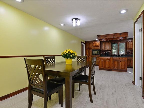 Breakfast dining area or dining room area.