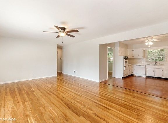 Gleaming hardwood floors!