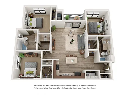 Floor plan The Blanco