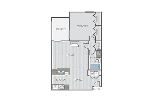 Floor plan Plan 1E