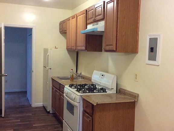newly renovated kitchen with cabinet space