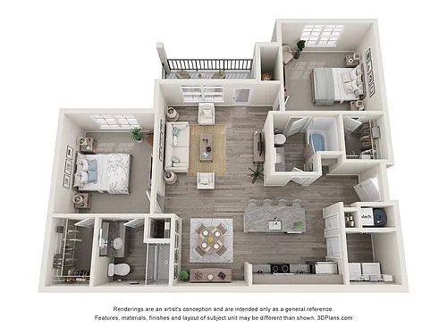 Floor plan B3