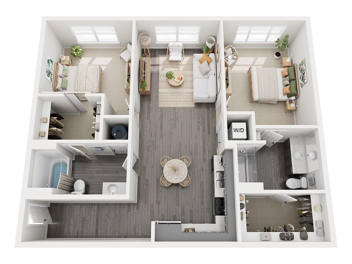 Floor plan 2B