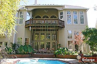 Back of house...pool visible