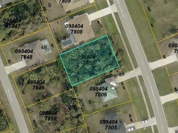 S Chamberlain Blvd Lot 7, North Pt, FL 34286