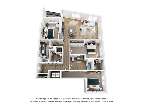 Floor plan Platform 3.1a
