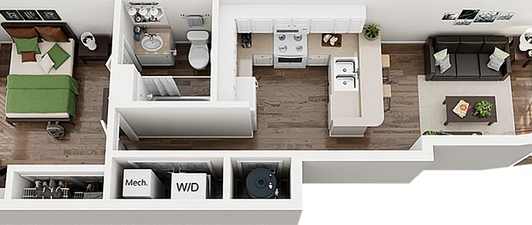 The-Province-Greensboro-1x1A-Floor-Plan