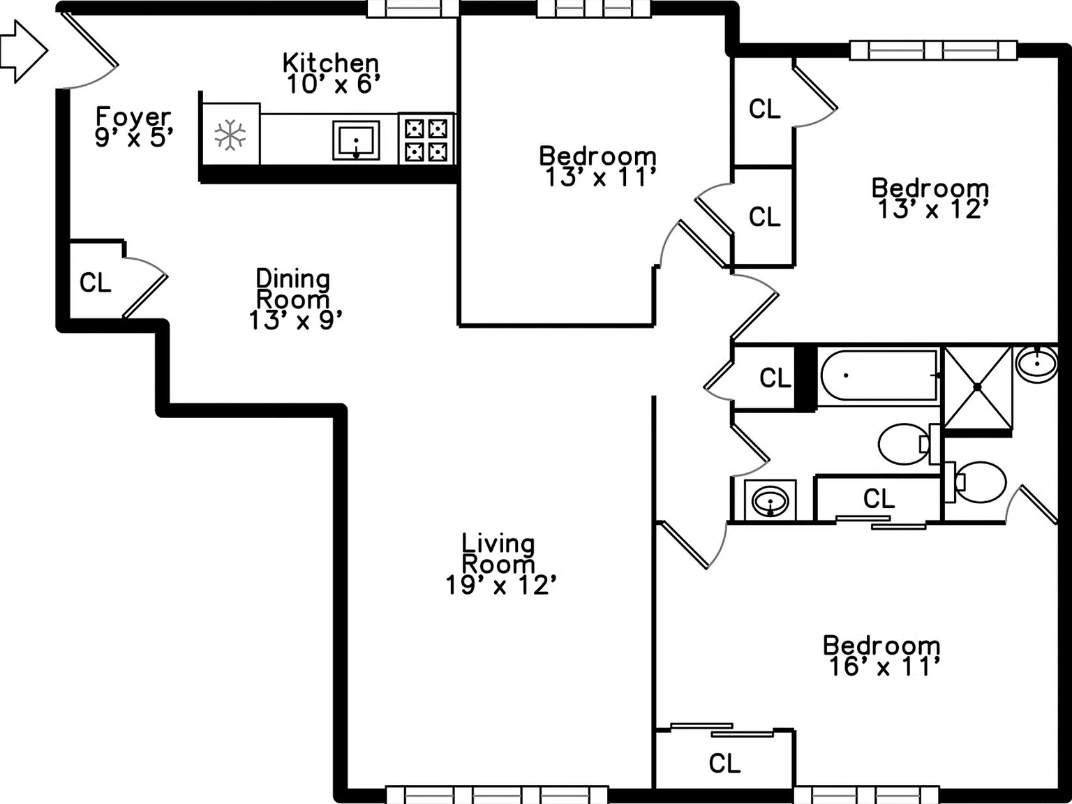 3 bed, 1300 sqft, $4,500 — Photo 4