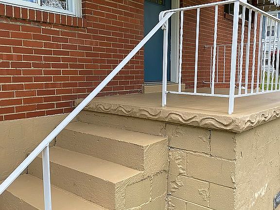 Welcoming front porch