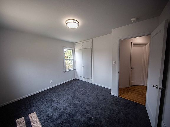 One of three bedrooms