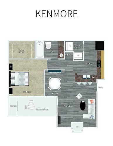 Floor plan Kenmore