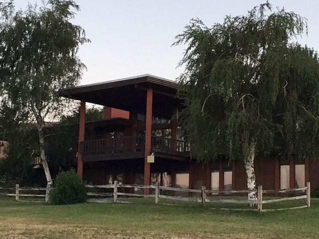 Wrap-around porch