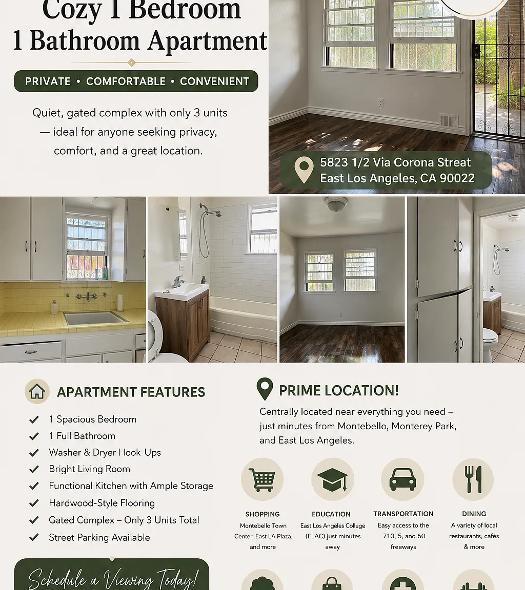 1 bed, 600 sqft, $1,650 — Photo 1