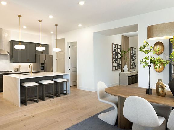 Kitchen Open to Dining