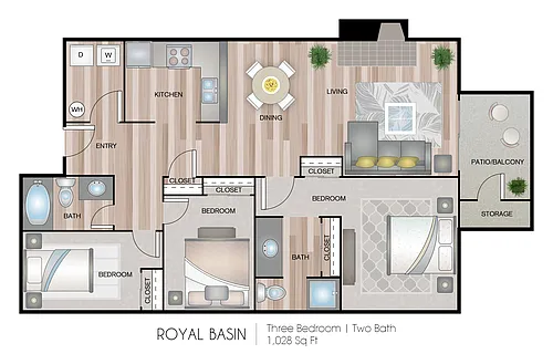 Floor plan Royal Basin
