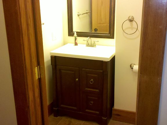 half bath downstairs