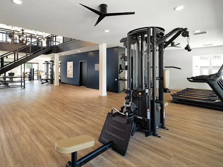 Two-level state-of-the-art fitness center