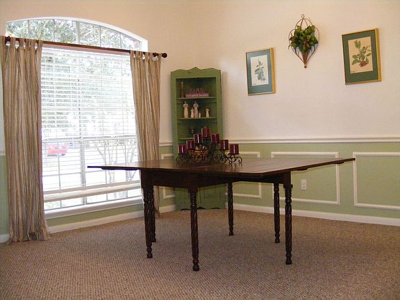Look to your left into your large formal dining room. 