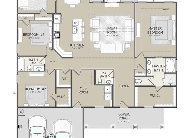 8910 Callaway Drive McGregor Lot 95-3B, Winston, GA 30187