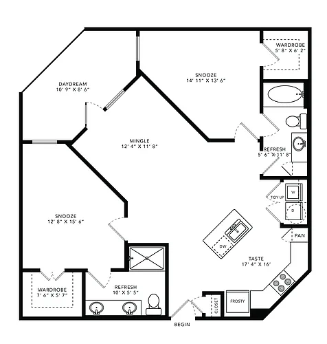 Floor plan B3