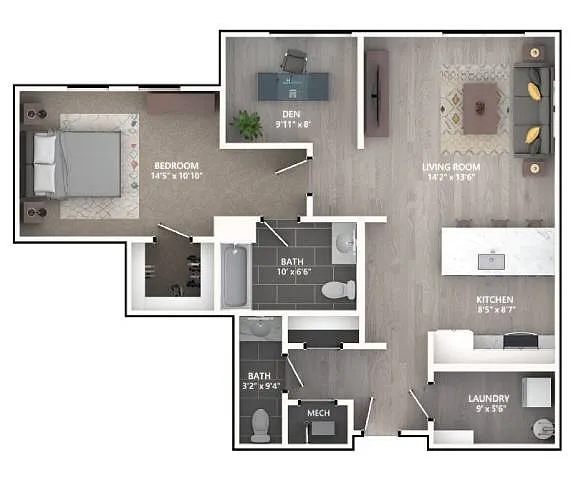 Floor plan A7D